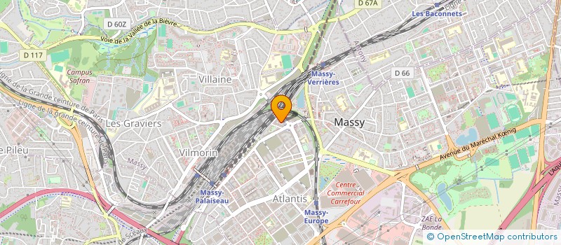 localisation de l'entreprise I.DROP.U.SHOP à MASSY