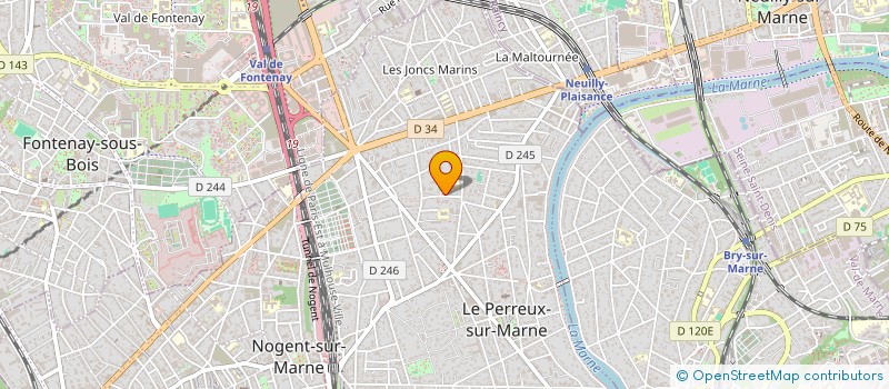 localisation de l'entreprise I DROPER GROUP TRANSPORT LOGISTIC  LE PERREUX-SUR-MARNE