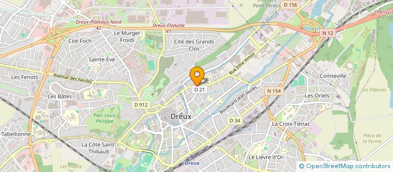 localisation de l'entreprise I-DTEC à DREUX
