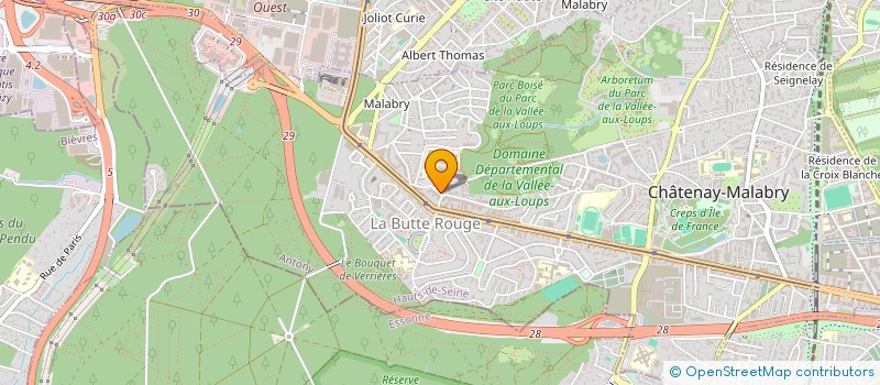 localisation de l'entreprise I E 2 S  CHATENAY-MALABRY