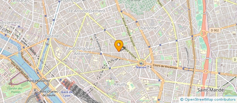 localisation de l'entreprise I E A C à PARIS