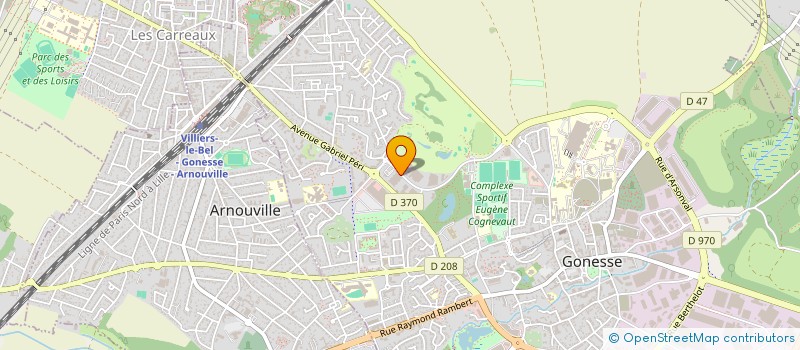 localisation de l'entreprise I.E.C.B. à GONESSE