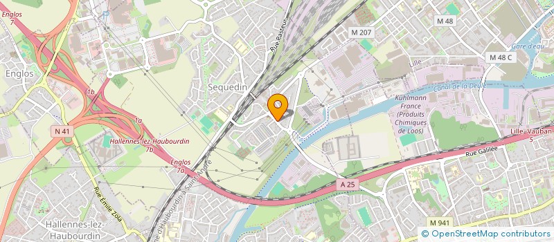 localisation de l'entreprise I.E.F.G. DUROT  SEQUEDIN