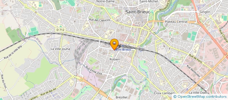localisation de l'entreprise I.E.L. EXPLOITATION 9 à SAINT-BRIEUC