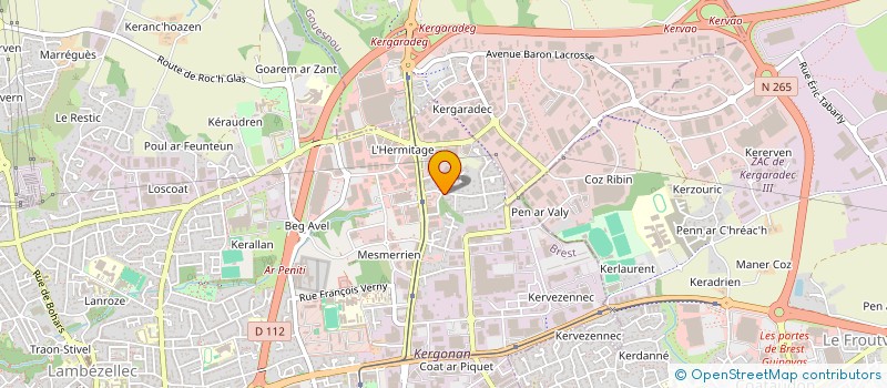 localisation de l'entreprise I E M à BREST