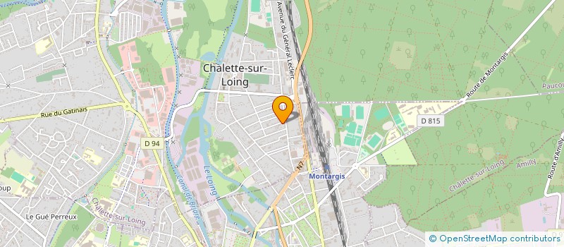 localisation de l'entreprise I.E.M.A. à CHALETTE-SUR-LOING