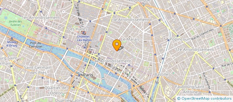 localisation de l'entreprise I E M DISTRIBUTION  PARIS 04