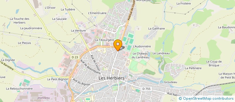 localisation de l'entreprise I.E.S. LES HERBIERS à LES HERBIERS