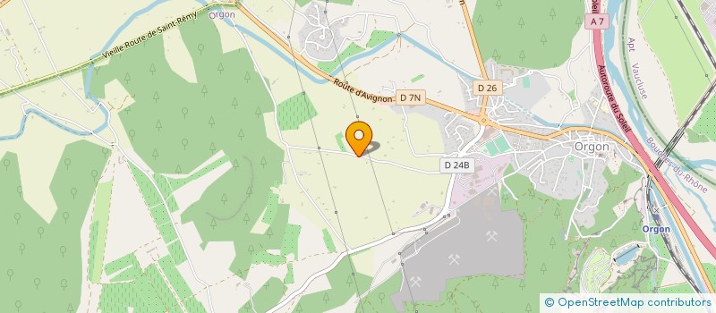 localisation de l'entreprise I.E.T.E.C. & I  ORGON