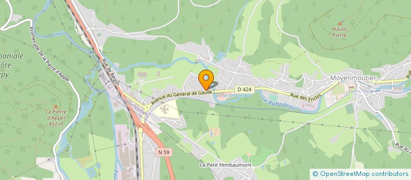 localisation de l'entreprise I - ELEC  SAINT-DIE-DES-VOSGES