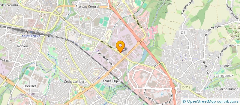 localisation de l'entreprise I.ENERGIE 22 à SAINT-BRIEUC