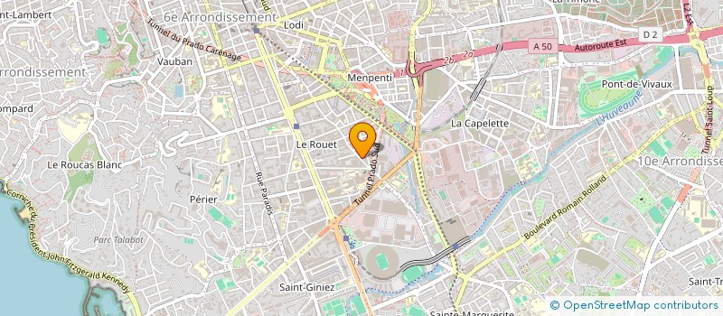 localisation de l'entreprise I ET S à MARSEILLE