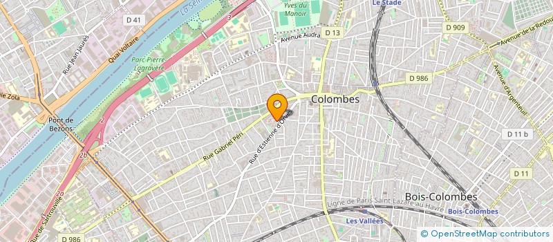 localisation de l'entreprise I F ANIMATION à COLOMBES