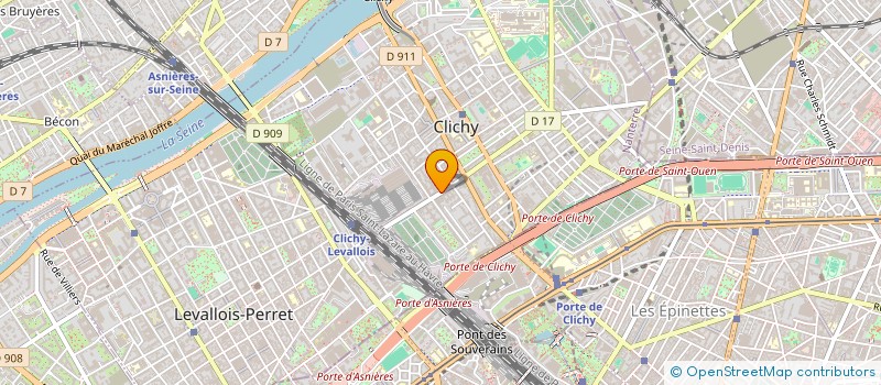 localisation de l'entreprise I.F.C.A. à CLICHY