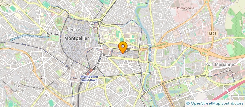 localisation de l'entreprise I.F.C.C. à MONTPELLIER