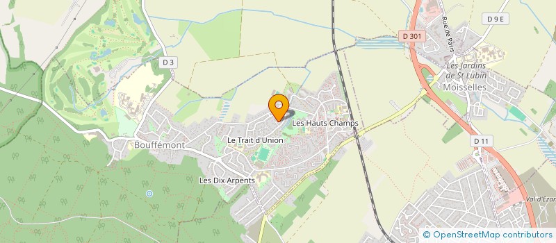 localisation de l'entreprise I.F.C.M.P.  BOUFFEMONT