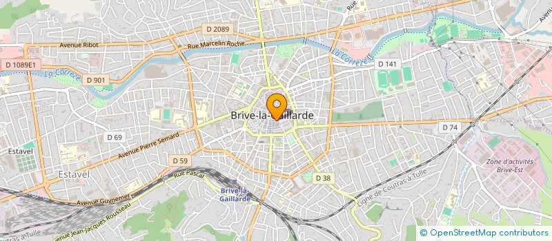 localisation de l'entreprise I.F.C.P.M. à BRIVE-LA-GAILLARDE