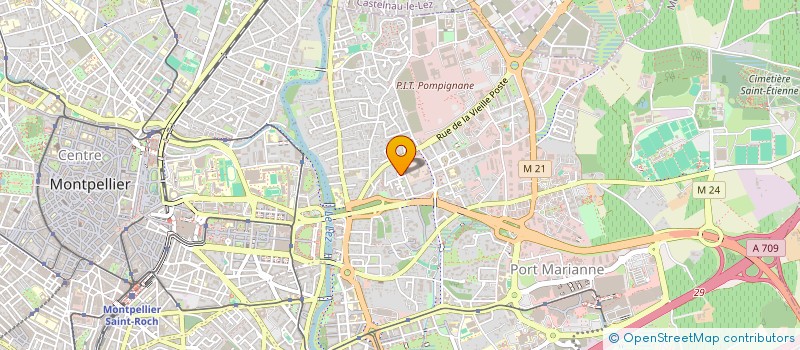 localisation de l'entreprise I F CONSTRUCTION à MONTPELLIER