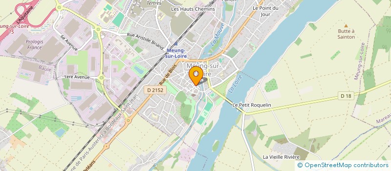 localisation de l'entreprise I.F.D à MEUNG-SUR-LOIRE