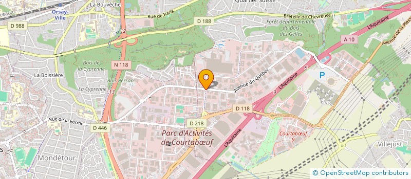 localisation de l'entreprise I.F.D.I. à VILLEBON-SUR-YVETTE