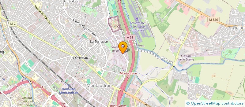 localisation de l'entreprise I.F.E FINANCE à TOULOUSE