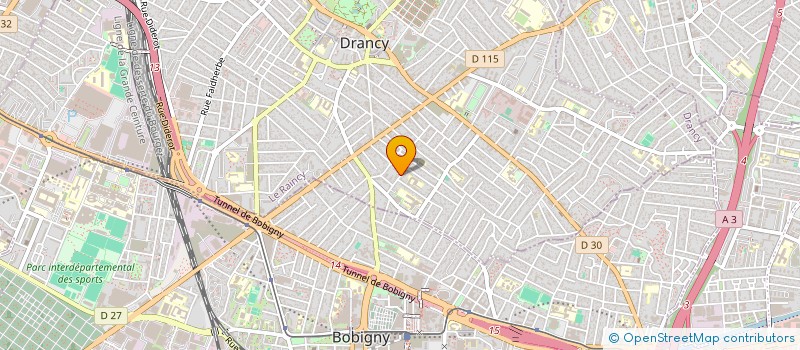 localisation de l'entreprise I.F ETANCHE à DRANCY