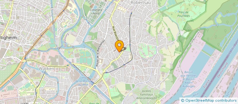 localisation de l'entreprise I F F IMMOBILIERE FINANCIERE FLORENTIN à STRASBOURG
