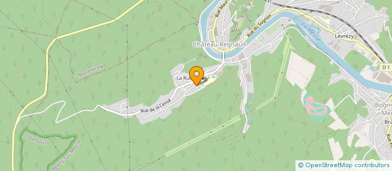 localisation de l'entreprise I.F.I CONSEILS  BOGNY-SUR-MEUSE