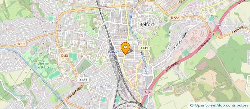 localisation de l'entreprise I F I-INFO à BELFORT