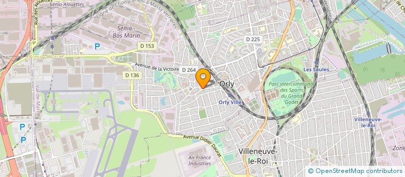 localisation de l'entreprise I.F.L à ORLY