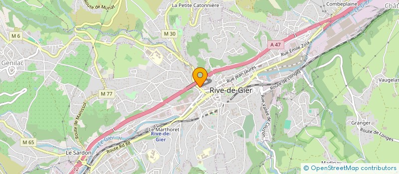 localisation de l'entreprise I F M à RIVE-DE-GIER