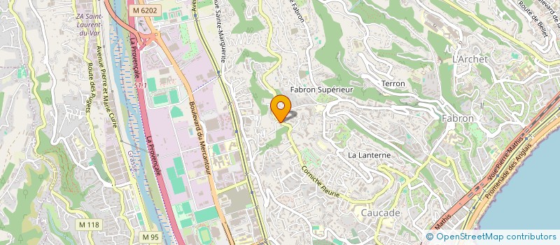 localisation de l'entreprise I.F.M  NICE