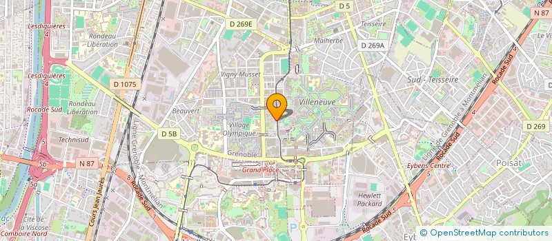 localisation de l'entreprise I.F.M.A. BAT  GRENOBLE