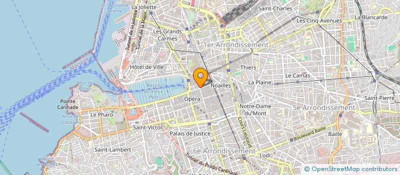 localisation de l'entreprise I.F.P. à MARSEILLE