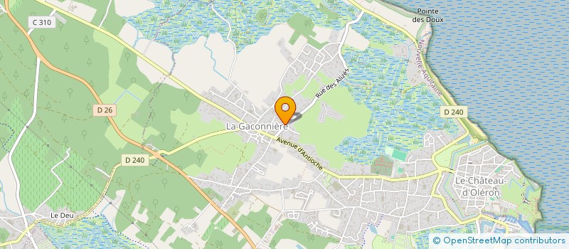 localisation de l'entreprise I  FAMILY  LE CHATEAU-D'OLERON