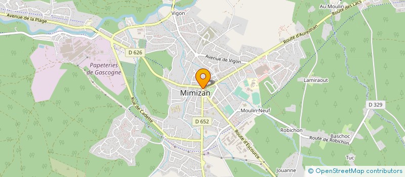 localisation de l'entreprise I FAMILY S à MIMIZAN