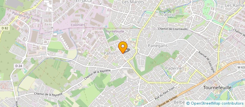 localisation de l'entreprise I-FEOH à TOURNEFEUILLE