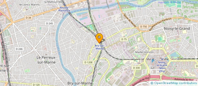 localisation de l'entreprise I-FLASH FIBRE à BRY SUR MARNE