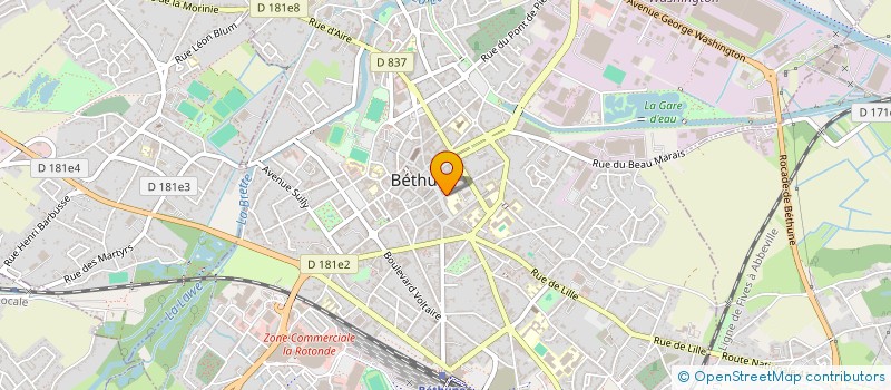 localisation de l'entreprise I-FORCE 1 à BETHUNE
