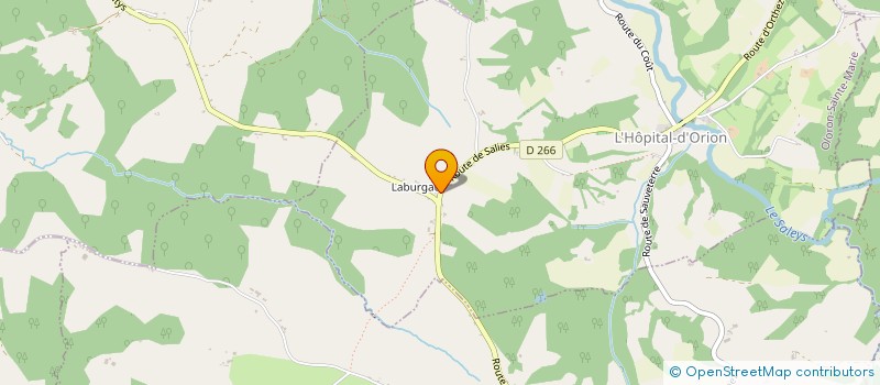 localisation de l'entreprise I-FORMAT64  L'HOPITAL-D'ORION