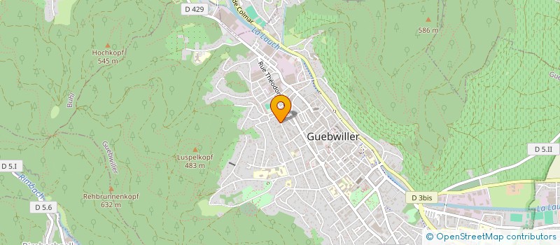 localisation de l'entreprise I FRATELLI  GUEBWILLER