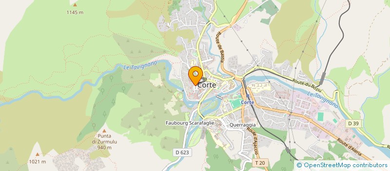 localisation de l'entreprise I FRATELLI DI CORTI à CORTE