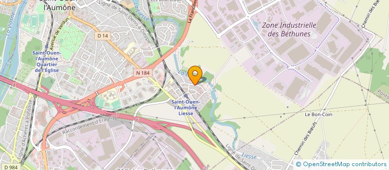 localisation de l'entreprise I FRONT SERVICES à SAINT-OUEN-L'AUMONE