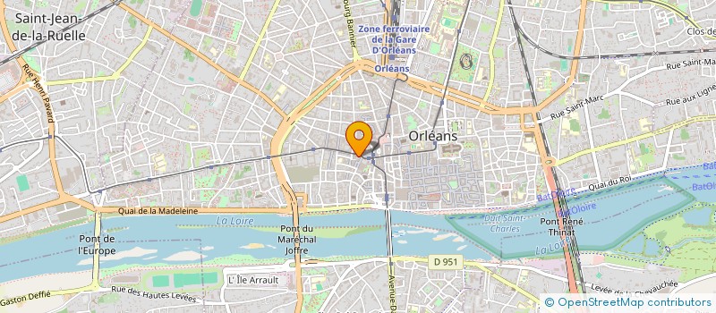 localisation de l'entreprise I FULMINI à ORLEANS