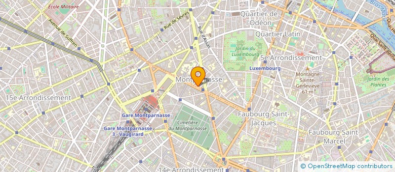 localisation de l'entreprise I G BIS à PARIS