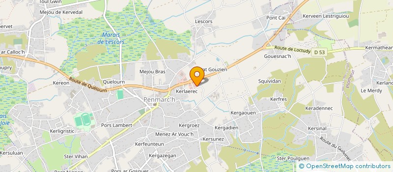 localisation de l'entreprise I&G DESIGN  PENMARCH