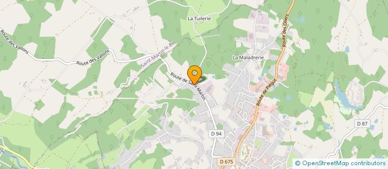 localisation de l'entreprise I G E EDIGRAPHIC  NONTRON