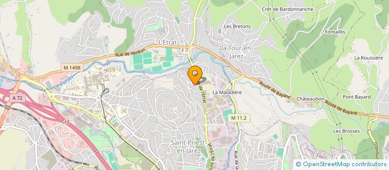 localisation de l'entreprise I.G.P. CONSULTING  SAINT-PRIEST-EN-JAREZ