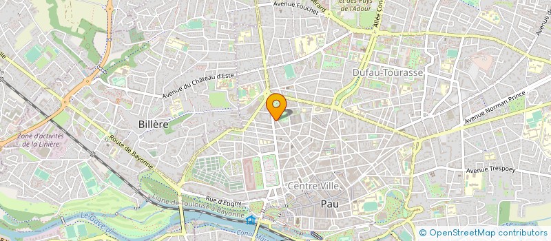 localisation de l'entreprise I.G.P. IMMOBILIER à PAU