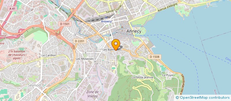 localisation de l'entreprise I.G. PLATE-FORME FRANCE à ANNECY